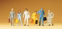 Preiser passagers marchant